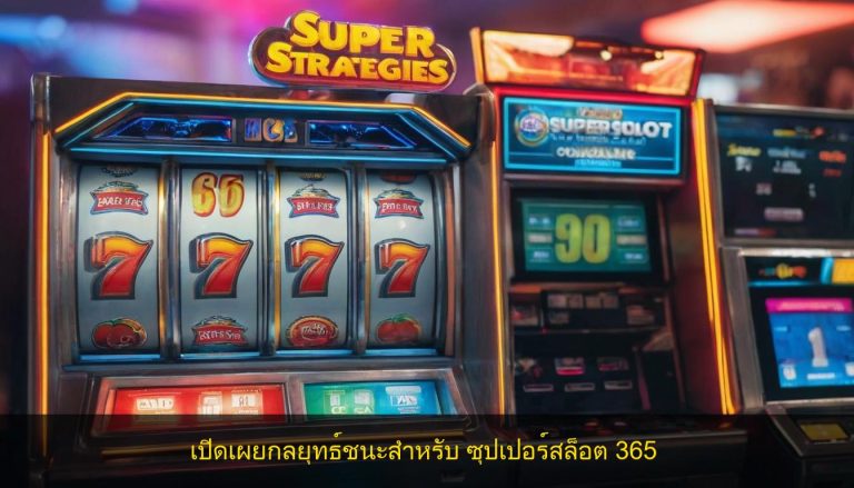 เปิดเผยกลยุทธ์ชนะสำหรับ ซุปเปอร์สล็อต 365